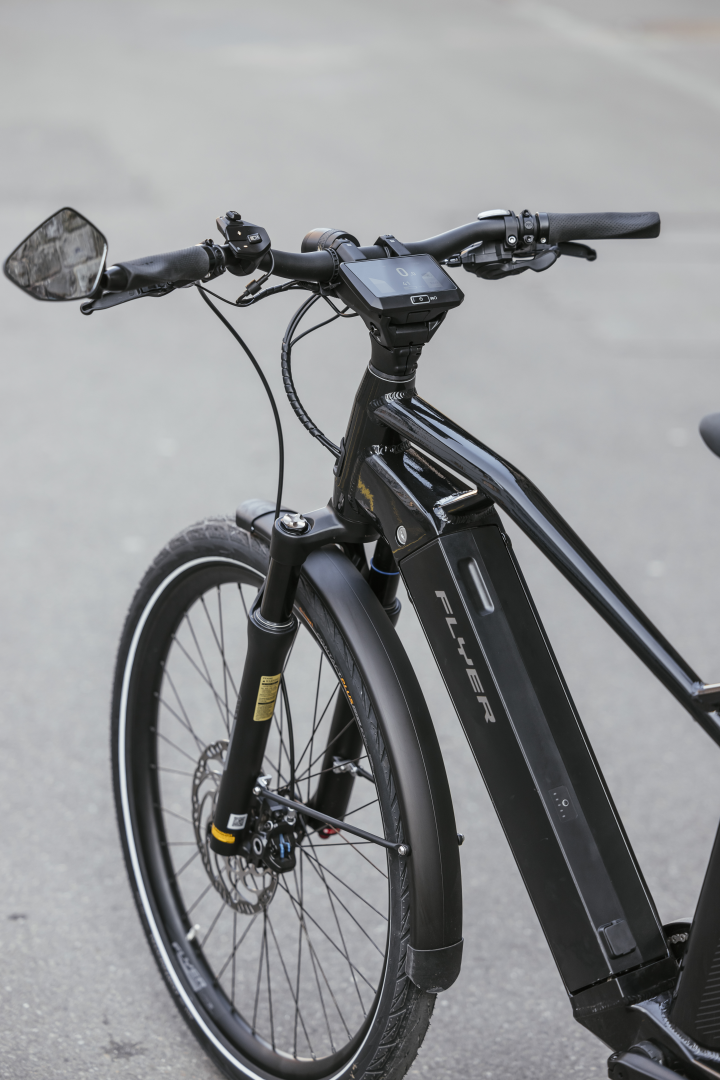 FLYER Upstreet6 7.10 HS Gents (804Wh) 28" Black Gloss - Afbeelding 4