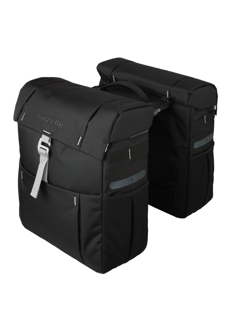 Tas dubbel black olive adapter Mik