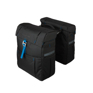 Tas dubbel black spark blue adapter Mik