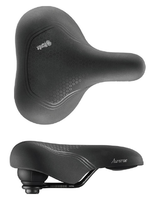 Selle Royal zadel Aurorae uni zwart Relaxed